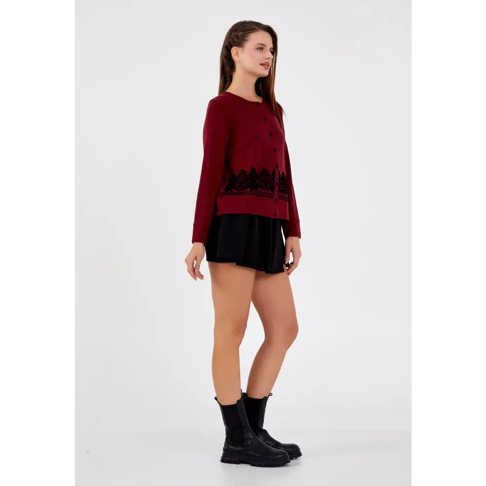 Classic Cotton Knit Cardigan – Long Sleeve Essential - Cardigan