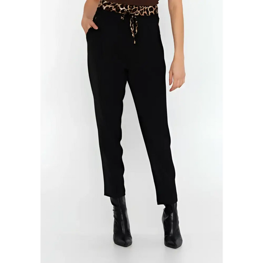 Black Classic Straight Pants – Everyday Tailored Fit - Black / 36 - Pants