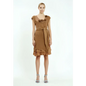 Camel Knit Midi Dress – Cozy Everyday Style - Brown / 38 - Casual Dress