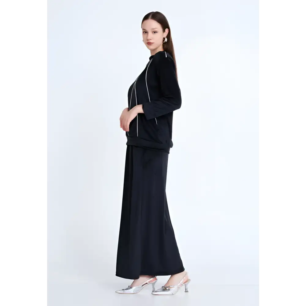 Camel Velvet Co-Ord Set – Luxe Long Sleeve Look - Outfit Set