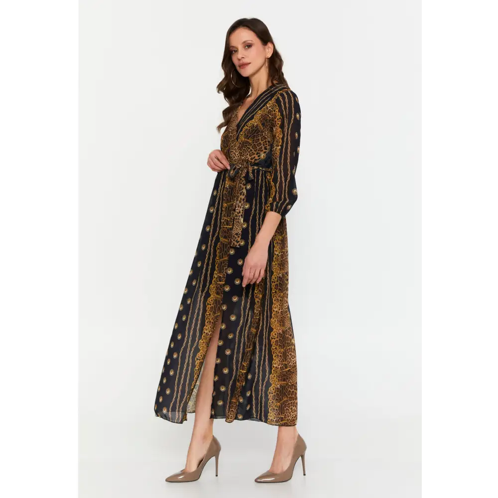 Chiffon Print Maxi Dress – Light & Flowing Fit - Casual Dress