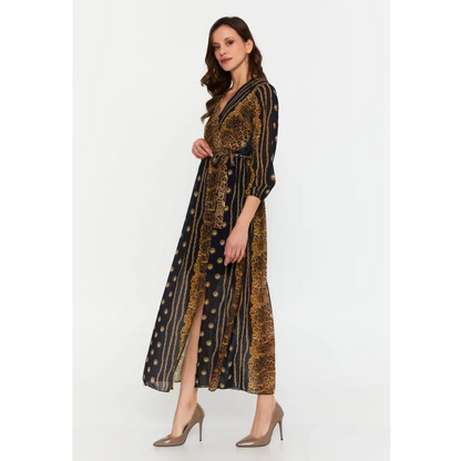 Chiffon Print Maxi Dress – Light & Flowing Fit - Casual Dress