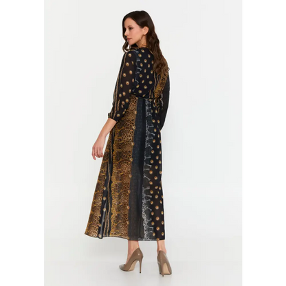 Chiffon Print Maxi Dress – Light & Flowing Fit - Casual Dress