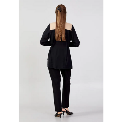 Classic Beige Blouse – Long Sleeve Office-Ready Look - Blouse
