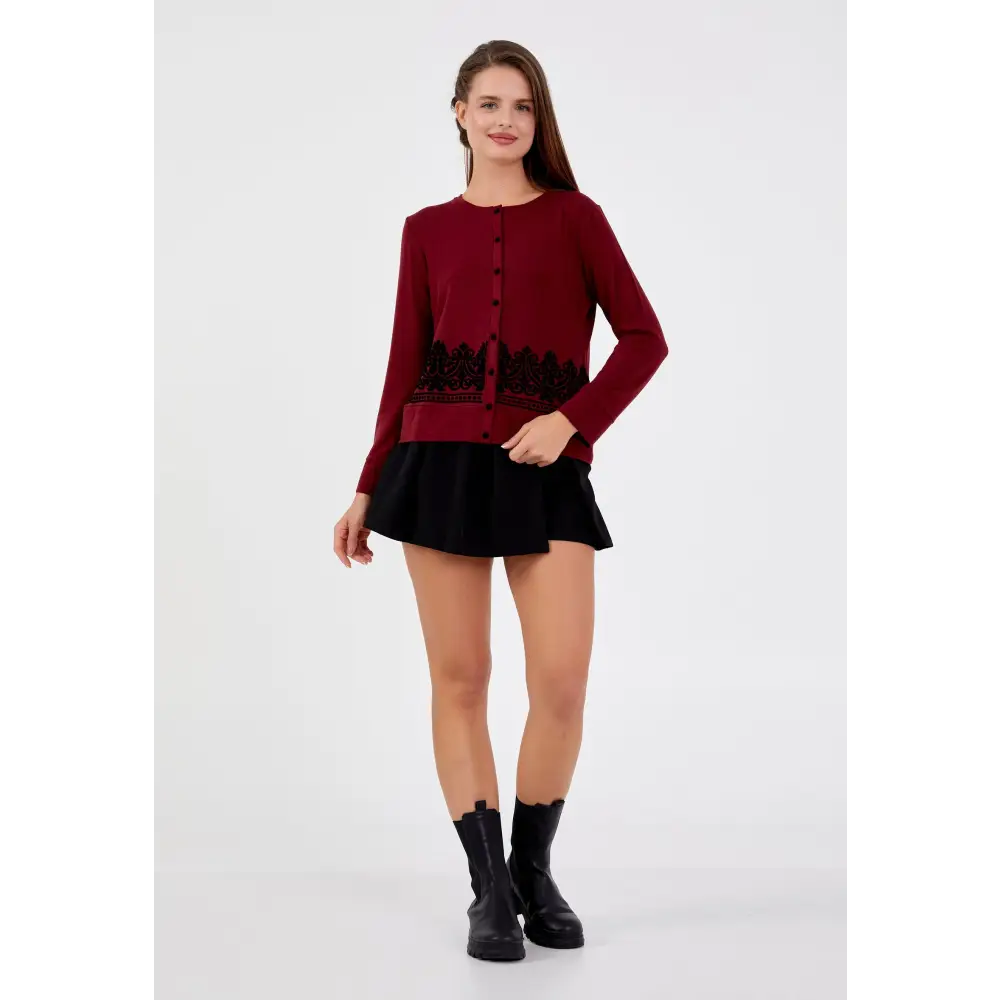 Classic Cotton Knit Cardigan – Long Sleeve Essential - Cardigan