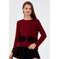 Classic Cotton Knit Cardigan – Long Sleeve Essential - Burgundy / 36 - Cardigan