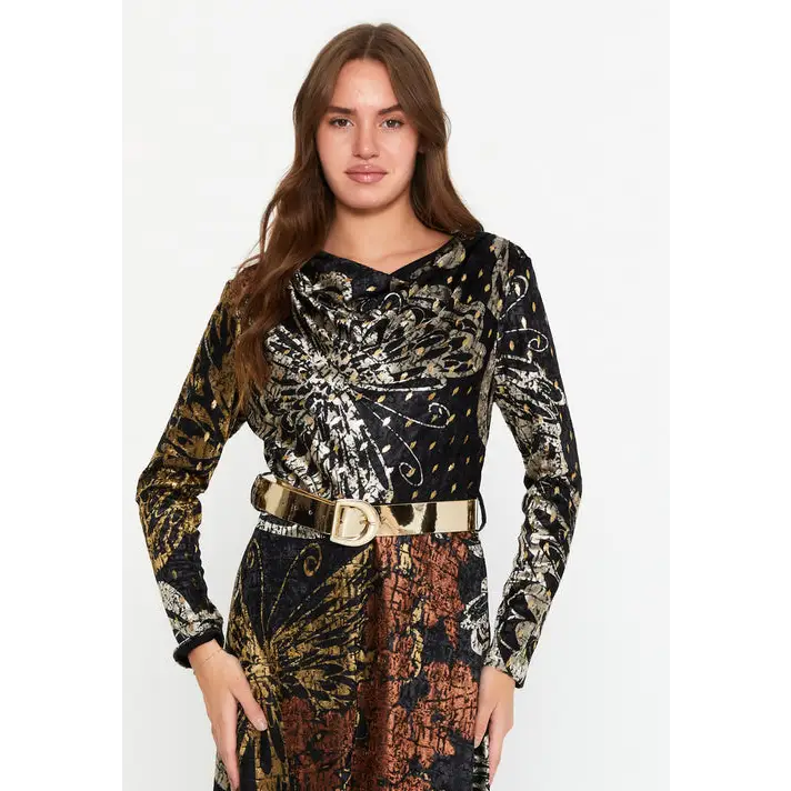 Dark Olive Velvet Maxi Dress – Luxe Long Sleeve Silhouette - Casual Dress