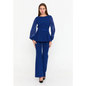Navy/Black Viscose Two-Piece Set – Long Sleeve Style - Blue / 36 - Outfit Set
