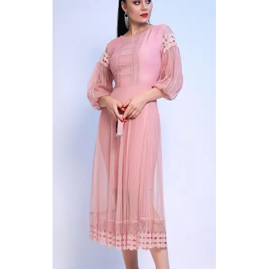 Relaxed Everyday Wear long - Pink / 36 - Casual Dress