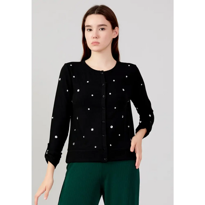 Textured Knit Cardigan – Cozy Everyday Layer - 36 - Cardigan