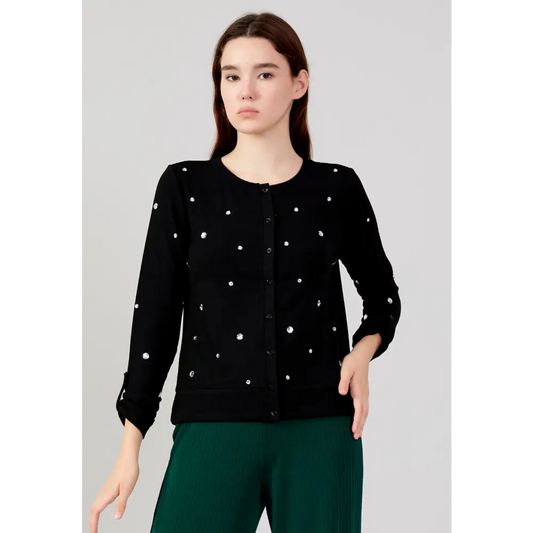 Textured Knit Cardigan – Cozy Everyday Layer - 36 - Cardigan